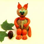 Лиса из пластилина