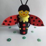 Божья коровка из бумаги