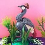 птица из пластилина