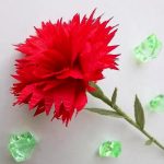 гвоздика из бумаги
