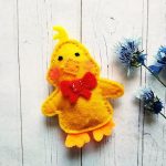 цыпленок из фетра