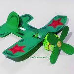 самолет из бумаги