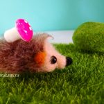 ежик из шерсти