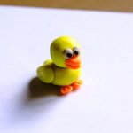 утенок из пластилина